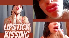 Lips gloss and kissing pov
