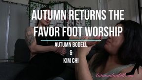 Returning the Favor on Kim's Feet