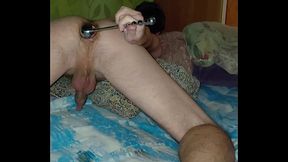 Fucking with my ass up, letting air inside me, making squelching sounds! I cum very powerfully many times from masturbating my erogenous sphincter