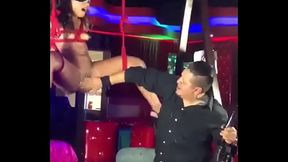 Latina Squirting In da Strip Club WILD