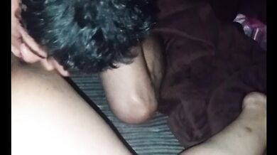 Latina milf takes big dick deep inside while moaning over hentai with stepson