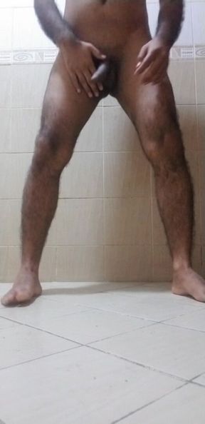 Pakistani hairy old daddy shows dick