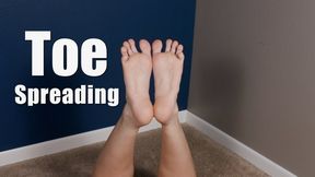 Toe Spreading Barefoot Soles Up in Air Feet Fetish - Kylie Jacobsx - MP4 720p HD