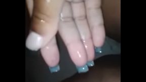 bronx bbw fingering her wet pussy for me pt.4