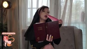 Unholy Nun Worships Cock