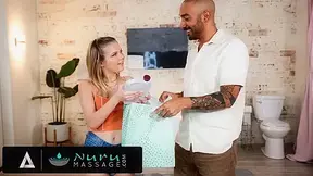 NURU MASSAGE - Coco Lovelock Has Amazing Hard Pounding Sex With Her Boyfriend During Surprise Gift