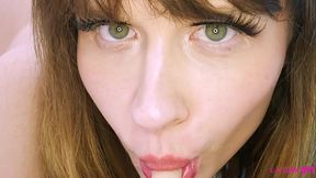 Charming blonde shows her perfect body