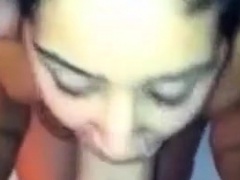 Desi Chick Blowjob In Shower