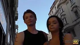 Hunt4k. erica ebony agrees for porno for cash even in front of boyfriend