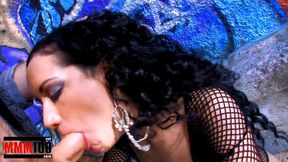 penelope tiger french arab brunette hardcore anal fucking