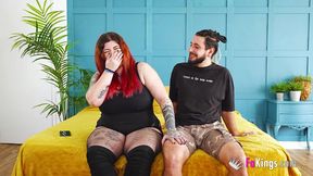 Alt BBW Beauty Fucks a Tourist: Leia Saez, Milking Italian Cock on Fakings