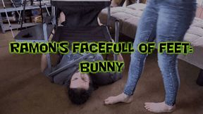 Ramon's Facefull of Feet: Bunny!