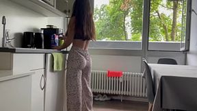 roommate watches &mdash;  gets excited &mdash;  rough sex follows!!!
