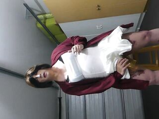 Naughty Sissy Smokin' & Drinking Void urine