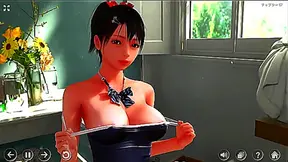 Huge Boobs Busty Shemale Thrill in Steamy 3D Hentai Action
