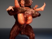 SISSY SWALLOWS MINOTAURO'S CUM 3D