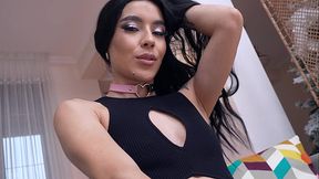 6on1 DVP DAP Skinny teen Rousse Black with perfect ass gets and double fucked in all her tight holes by six big cocks EKS594