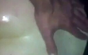 Bubble butt crossdresser and her wet pussy