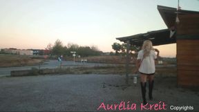 A short break in a deserted car park.