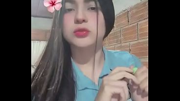 beautiful Latina influencer