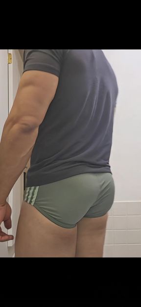 Big bulge swim suit