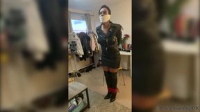 Latina Tied up and Gagged with Microfoam (hd)