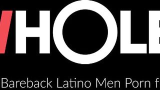 RAWHOLE Latino Gay Rubiel Strokes His Top While Pumping His Own Cock