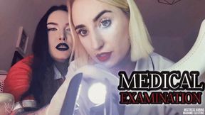 Medical examination by 2 cruel femdom nurses POV - [FHD MOV] | Mistress Karino, Madame Electric