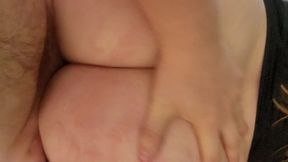 Teen comes begging for rough fuck and cum on ass