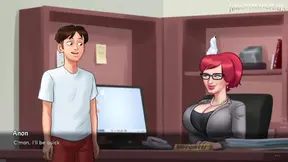 Hot MILF with huge boobs gets her big dick stepson