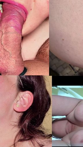 Goon to Premature Ejaculation Compilation! Split Screen