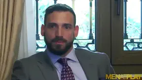 Suit Up for Pleasure: Enzo Takes Darius Hard in Corporate Heat – 18+