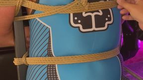 Lycra Bondage Chair Edging