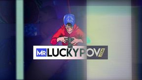 Sensual Slut Whitney Wright Cums Hard On Lucky Cock