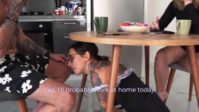 Maid Mad at Wife and Give Her Husband in Anal!
