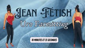 Blue Jean Fetish Uro Facesitting