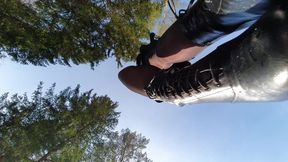 Giantess Trampling YOU With Combat Boots WMV