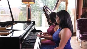 Horny Lesbians Licking and Fingering Each Other Hard in Every Position