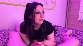 pov porn! sucking him off and riding until he cums in my mouth