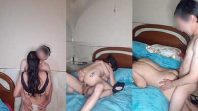 Single mom invites me to her house, we fuck and she sucks all my milk.