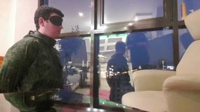 Sequel RUSSIAN COP DOMINATES young MILITARY STUD- now the SECOND SUPERIOR has joined - ROCK STIFF FACE SLAP