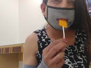 Candy stepniece finds sex magazine and used condom in uncle's drawer