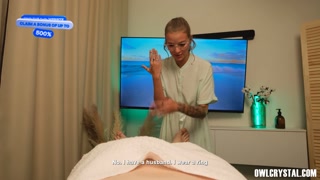 The Shy Masseuse Couldn’t Resist Her Client’s Big Cock