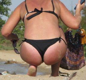 Cellulite Phat Arse Curves Women Bikini