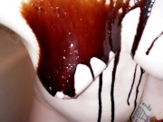 Solo WAM Human Sundae Chocolate Syrup Splosh FTM Trans