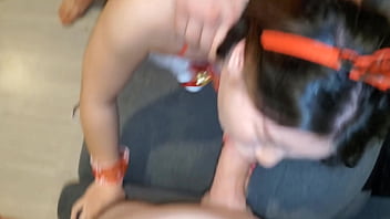 18yo Asian Teen&#039_s Wild Xmas Gangbang
