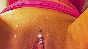 Horny, spit dripping down my pussy xx