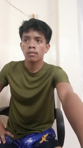 Pinoy Twink Gets Horny at Home