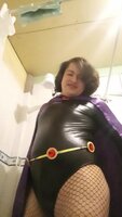 JAZZTRANS - Raven's Gothic Glamour: Chubby Femboy Delights