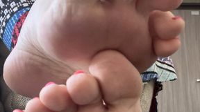 Sensual Soles Foot Ignore Video from a floor looking up POV 4+ minutes